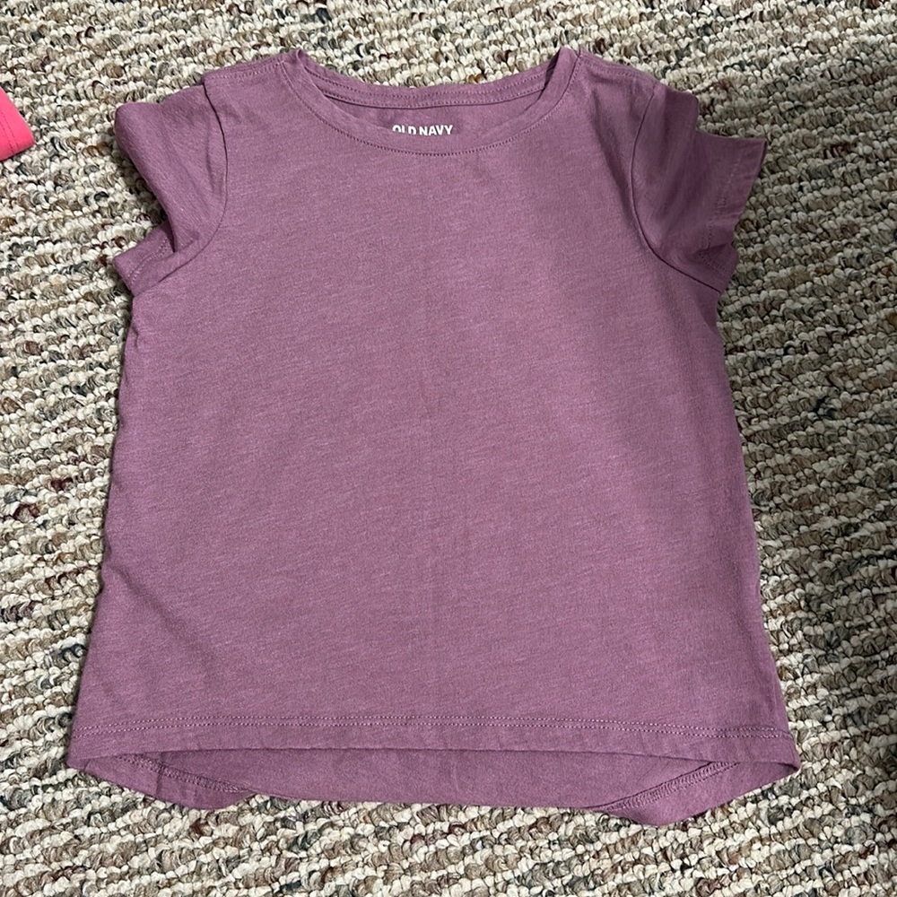 Cotton purple old navy tee